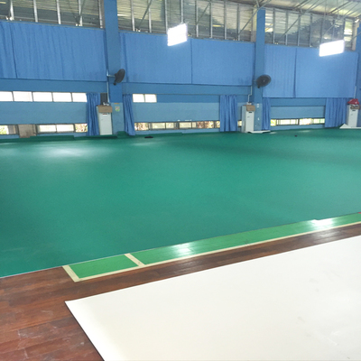 湛江pvc地板膠乒乓球場地地膠羽毛球場塑膠地板